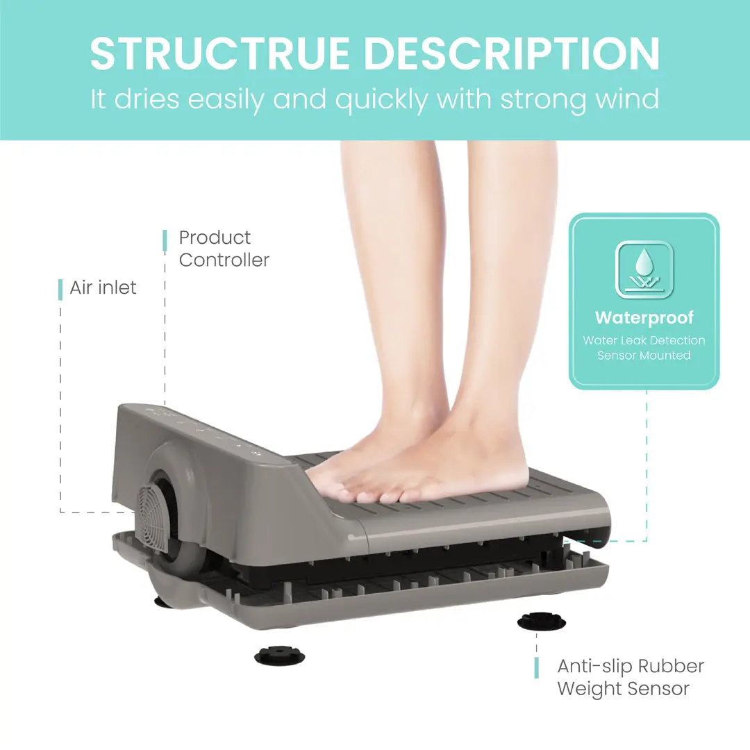 VOVO Body & Foot Dryer BD-7700G - Made in Korea - Image 9