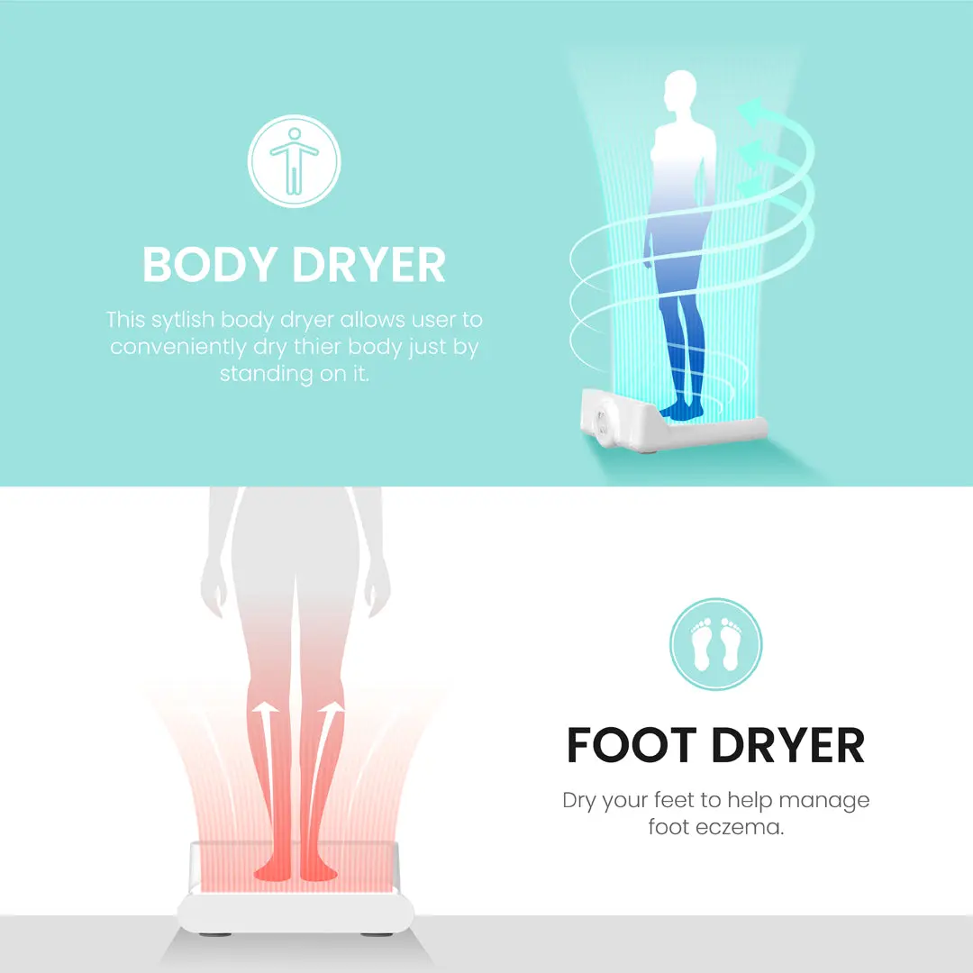 VOVO Body & Foot Dryer BD-7700W - Made in Korea - Image 5