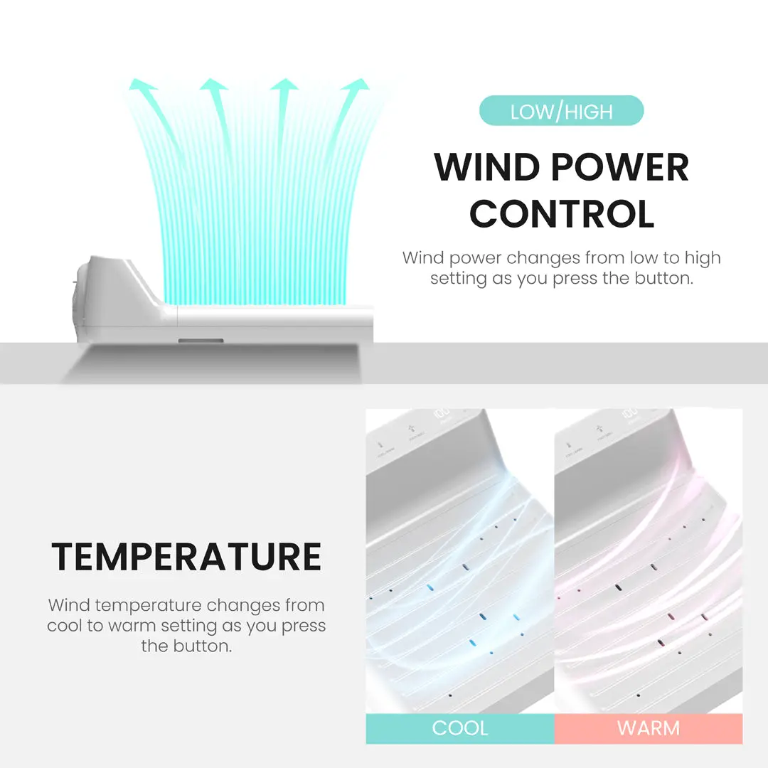 VOVO Body & Foot Dryer BD-7700W - Made in Korea - Image 6