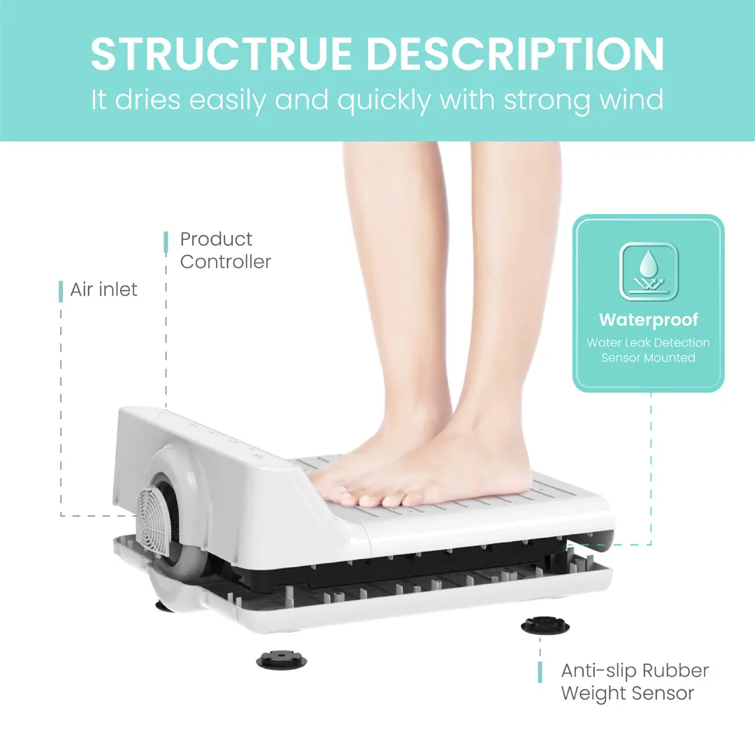VOVO Body & Foot Dryer BD-7700W - Made in Korea - Image 9