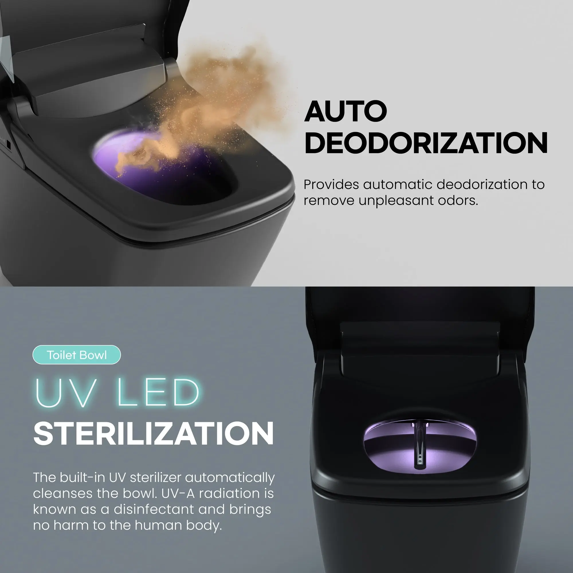 VOVO Bidet Toilet TCB-090SA(B) - Made in Korea - Image 4