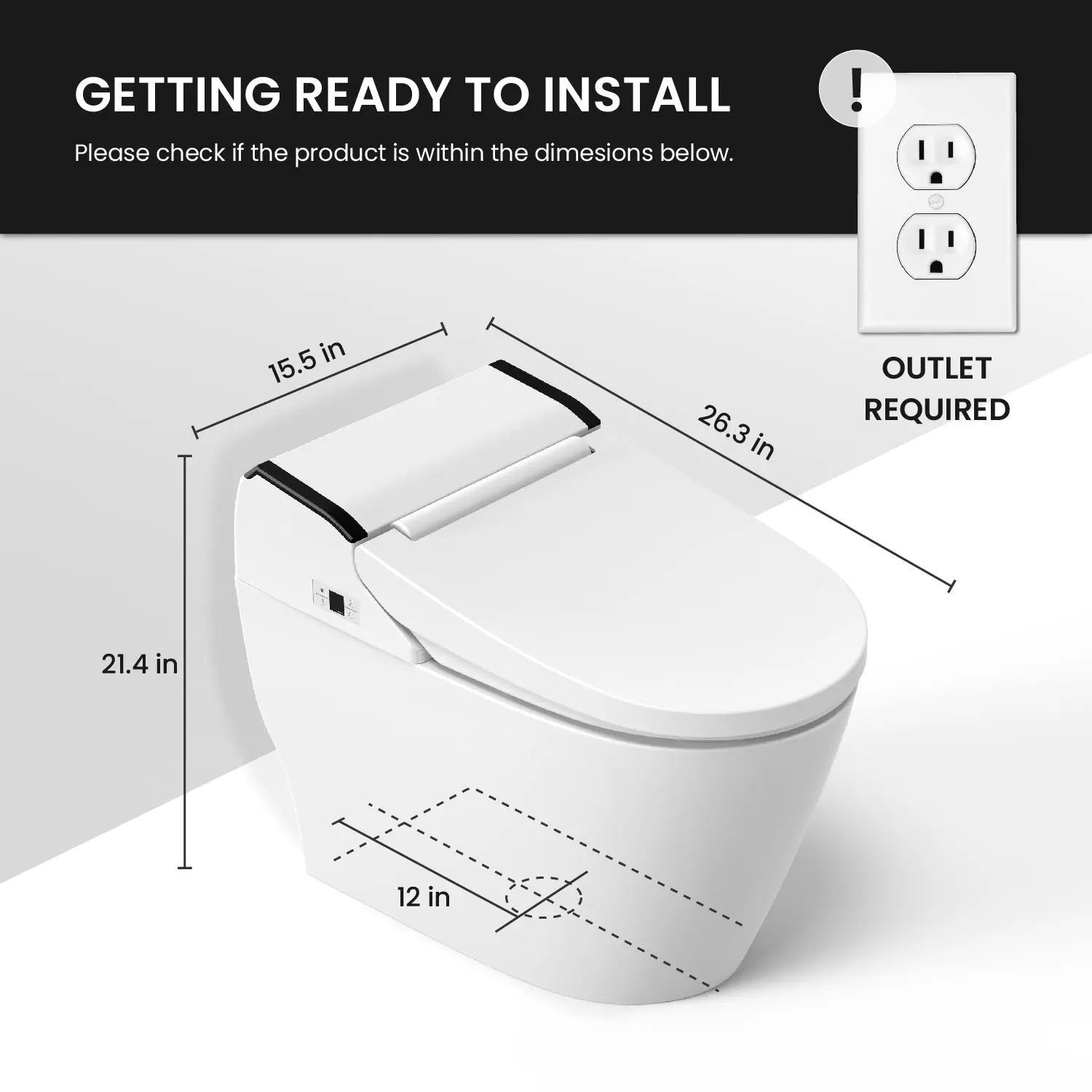 Bidet Toilet TCB 8100N - Image 7